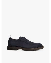 Tommy Hilfiger - Suède Veterschoen Met Profielzool - Lyst