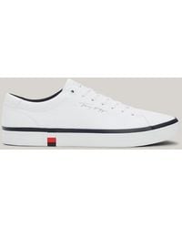 Tommy Hilfiger - Th Modern Signature Leather Trainers - Lyst