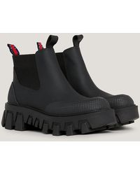 Tommy Hilfiger - Chunky Cleat Rubber Rain Boots - Lyst