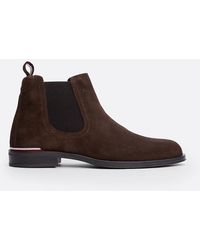 Tommy Hilfiger - Suede Chelsea Boots - Lyst