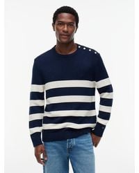 Tommy Hilfiger - New York Label Relaxed Breton Stripe Jumper - Lyst
