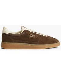 Tommy Hilfiger - The Greenwich Metallic Logo Suede Trainers - Lyst