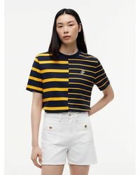 Tommy Hilfiger - Mixed Stripe Relaxed Crew Neck T-Shirt - Lyst