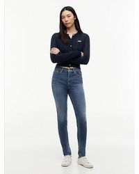 Tommy Hilfiger - Nora Whiskered Mid Rise Skinny Jeans - Lyst