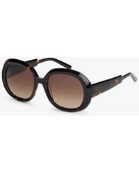 Tommy Hilfiger - Occhiali Da Sole Rotondi Con Monogramma Th - Lyst