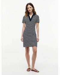 Tommy Hilfiger - 1985 Slim Fit Mini-Polokleid Mit Kurzen Ärmeln - Lyst