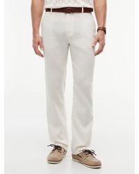 Tommy Hilfiger - Denton Straight Leg Linen Blend Chinos - Lyst