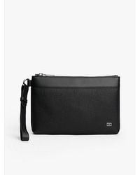 Tommy Hilfiger - Hilfiger Flag Etuitasche Aus Leder - Lyst