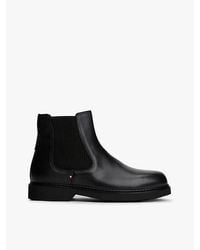 Tommy Hilfiger - Lichtgewicht Leren Chelsea Boot - Lyst