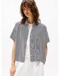 Tommy Hilfiger - Overhemd Met Korte Mouwen En Vlag - Lyst