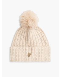 Tommy Hilfiger - Pom Pom Beanie With Cashmere - Lyst