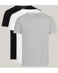 Tommy Hilfiger - 3er-Pack Premium Essential Stretch-T-Shirts - Lyst
