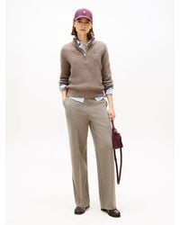 Tommy Hilfiger - Pressed Crease Straight Leg Trousers - Lyst