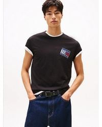 Tommy Hilfiger - Flag Logo Jersey Crew Neck T-shirt - Lyst