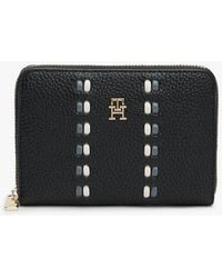 Tommy Hilfiger - Hilfiger Icon Th Monogram Zip-Around Wallet - Lyst