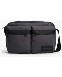 Tommy Hilfiger - Textile Logo Patch Crossbody Reporter Bag - Lyst