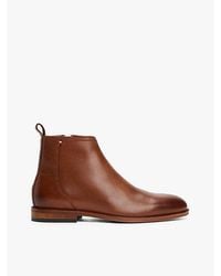 Tommy Hilfiger - Chelsea-Boot Aus Leder Mit Reißverschluss - Lyst