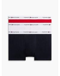 Tommy Hilfiger - 3-Pack Signature Logo Waistband Trunks - Lyst