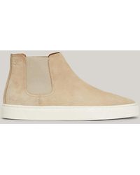 Tommy Hilfiger - Suede Casual Chelsea Boots - Lyst