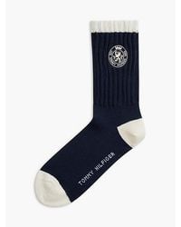 Tommy Hilfiger - 1 Pack Crest Embroidery Socks - Lyst