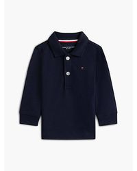 Tommy Hilfiger - Essential Regular Fit Long Sleeve Polo Shirt - Lyst