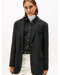 Tommy Hilfiger - Wool Blend Oversized Fit Blazer - Lyst