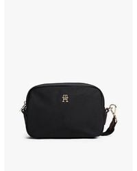 Tommy Hilfiger - Crossbody-Kameratasche Mit Gurtband-Riemen - Lyst