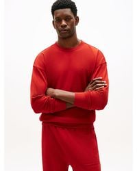 Tommy Hilfiger - Essential Logo Terry Lounge Track Top - Lyst