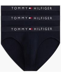 Tommy Hilfiger - 3-Pack Th Original Logo Waistband Briefs - Lyst