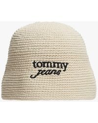 Tommy Hilfiger - Crochet Logo Embroidery Bucket Hat - Lyst