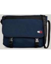 Tommy Hilfiger - Essential Logo Strap Messenger Bag - Lyst