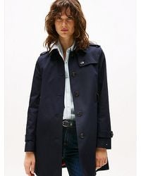 Tommy Hilfiger - Single-Breasted Trenchcoat - Lyst