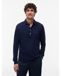 Tommy Hilfiger - Regular Fit Lightweight Long Sleeve Polo Shirt - Lyst