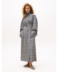 Tommy Hilfiger - The Runway Collection Silk Blend Oversized Trench Coat - Lyst