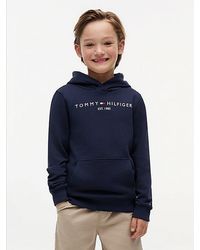 Tommy Hilfiger - Essential Logo Pure Cotton Hoody - Lyst