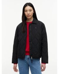 Tommy Hilfiger - Water Repellent Quilted Relaxed Jacket - Lyst