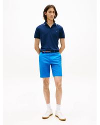 Tommy Hilfiger - Denton Straight Fit Belted Chino Shorts - Lyst