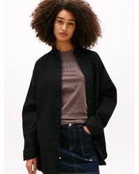 Tommy Hilfiger - Relaxed Fit Shirttail Hem Denim Shirt - Lyst