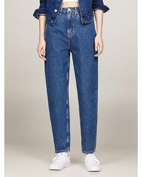 Tommy Hilfiger - Ultra High Rise Tapered Mom Jeans - Lyst
