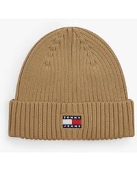 Tommy Hilfiger - Heritage Logo Rib-Knit Beanie - Lyst