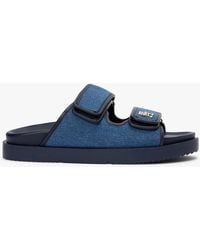 Tommy Hilfiger - Th Monogram Double Strap Sandals - Lyst