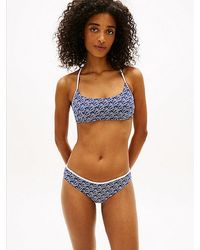 Tommy Hilfiger - Essential Print Classic Bikini Bottoms - Lyst