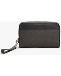 Tommy Hilfiger - Hilfiger Flag Mixed Texture Pouch - Lyst