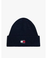 Tommy Hilfiger - Heritage Strick-Beanie Mit Logo - Lyst