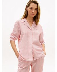 Tommy Hilfiger - Essential Pyjamablouse Van Seersucker - Lyst