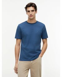 Tommy Hilfiger - Flag Embroidery Crew Neck T-Shirt - Lyst