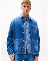 Tommy Hilfiger - Relaxed Lichtgewicht Denim Chore Jacket - Lyst