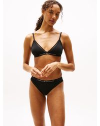 Tommy Hilfiger - Reggiseno A Triangolo Sfoderato Con Pizzo - Lyst
