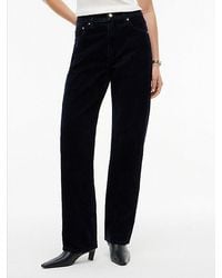 Tommy Hilfiger - Sarah Festive High Rise Straight Flocked Jeans - Lyst
