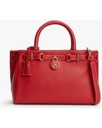Tommy Hilfiger - The American Icon Leather Tote Bag - Lyst
